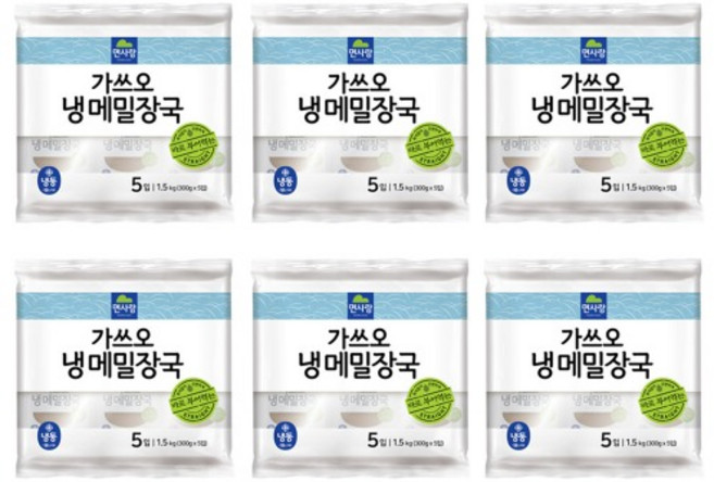 면사랑 가쓰오 냉메밀장국 300g, 30개