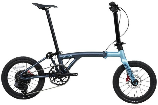 카본 트라이폴드 자전거 자바 네오3 경량 접이식자전거, B. 스모크 블루