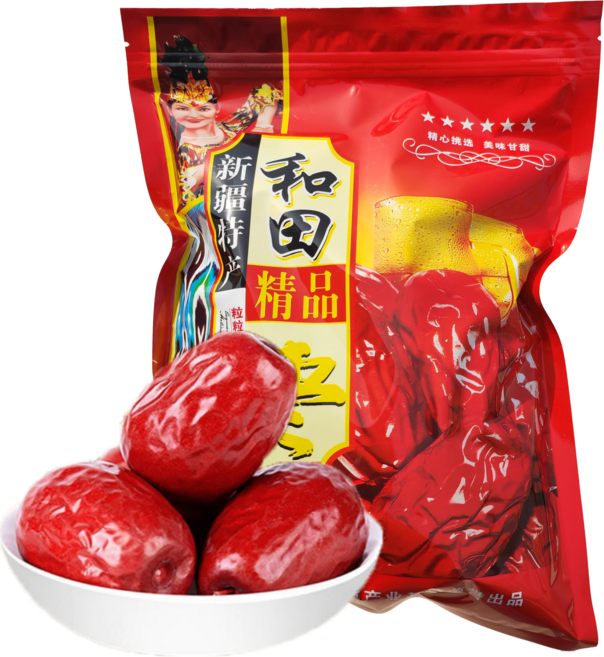 터보마켓 중국 건대추 왕대추 신강 허탠 특초 별초 말린대추 중국대추, 1개, 500g