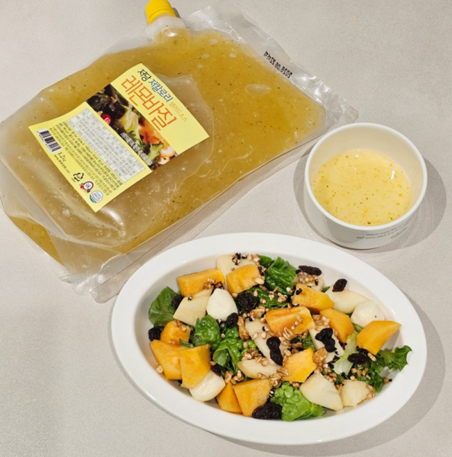 소스맘 유러피안 야채샐러드소스 레몬바질소스 드레싱 대용량 1.2kg, 1개