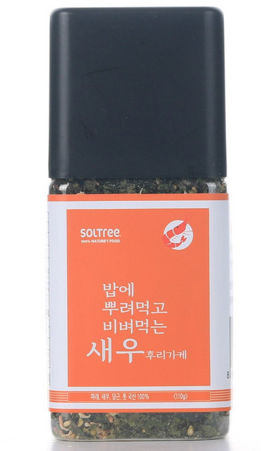 솔트리 밥에 뿌려먹고 비벼먹는 새우 후리가케, 1개, 110g