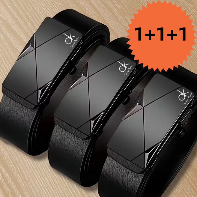 남성 캐주얼 비즈니스 벨트 트렌드 패션 일상 벨트1+1+1