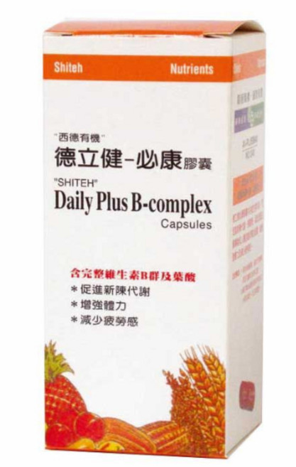 德立健-必康膠囊 100顆 營養補給 含葉酸 B群 台灣製, 1個