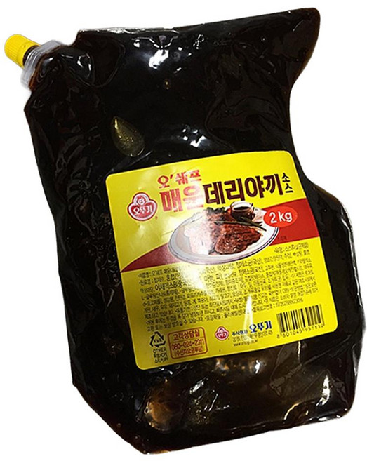 오뚜기 매운 데리야끼 소스 2kg 일본양념, 1개