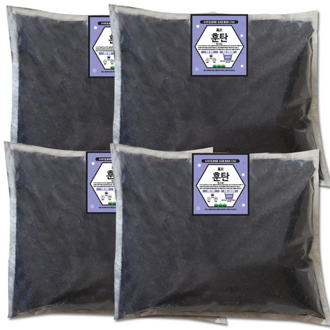 세경팜 원예용 훈탄, 4개, 10L