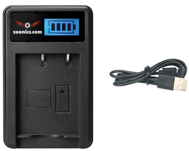 주닉스 카메라 배터리 5핀 USB 충전기 소니 캐논 니콘 호환 충전 LP-E12, E12, 1개