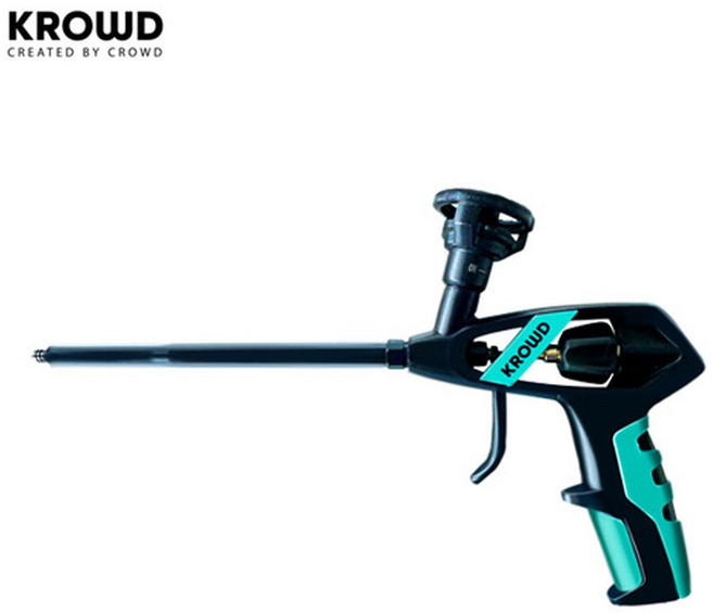 크라우드 우레탄폼건 폼총 KR-A1 우레탄건 우레탄폼 시공용, 1개