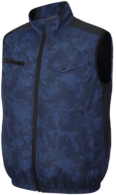 KOOBCO 36V 空調工作服風扇馬甲, 藏青色（單衣服）, 1個