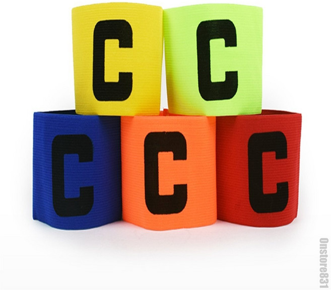 축구 주장완장 팀캡틴 완장 경기용 축구용품, 옐로우