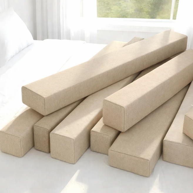 룸잇 침대틈새쿠션 틈새막이 침대사이 200cm, 베이지