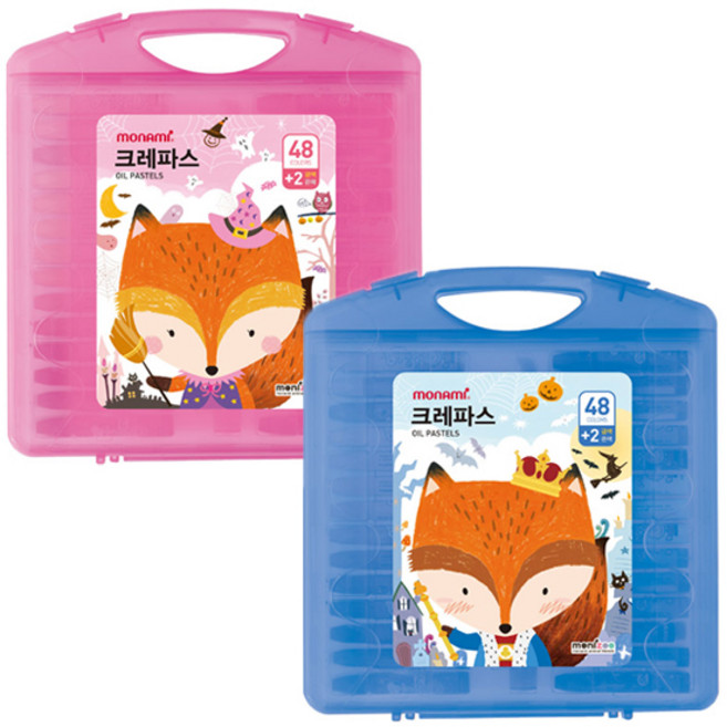 모니주 가방 크레파스 블루, 48색, 2개