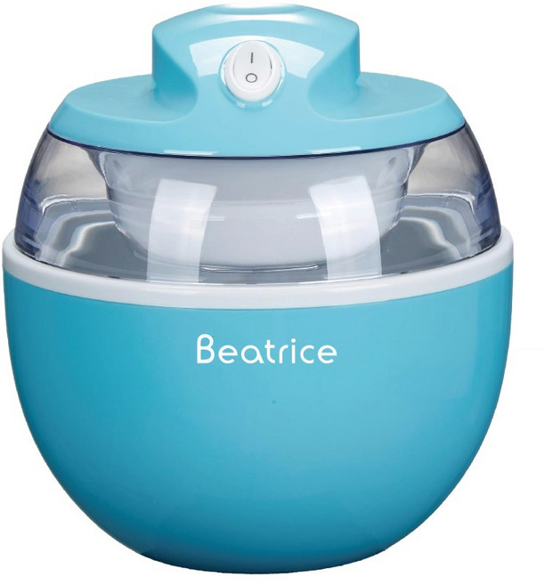 Beatrice 迷你自動冰淇淋機 600ml, 藍色