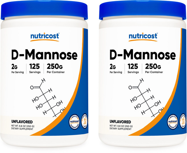 뉴트리코스트 D-마노스 파우더 250g 무맛 125회분 2개