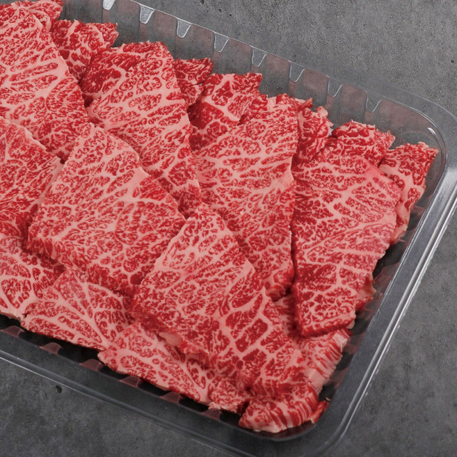 (냉장암소) 한우 1등급 꽃갈비살 500g, 2개, 250g