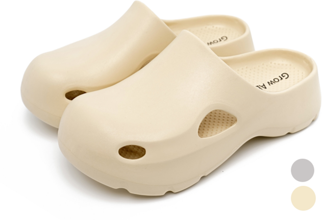 그로우에이블 여성용 클라우드 클로그 슬리퍼