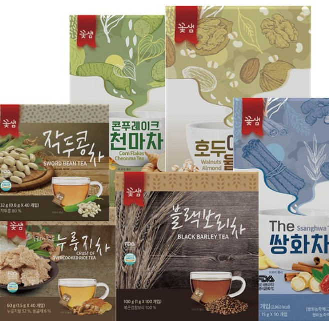 전통차 호두아몬드율무차 쌍화차 천마차 보리차 작두콩차, 콘푸레이크 천마차 50T x 1개, 1개, 50개입