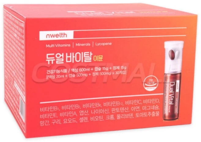 듀얼바이탈 이뮨 30일분 액상20ml+캡슐500ml정제500ml, 1개, 600ml - 쿠팡