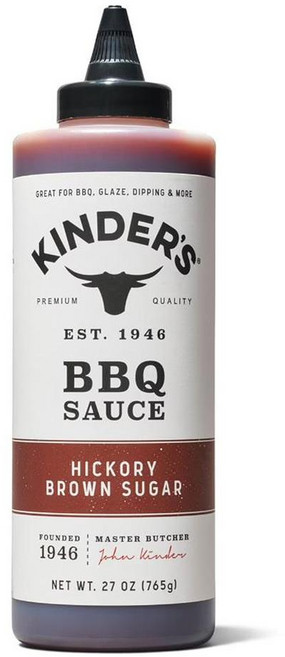 Kinder's BBQ 소스 765g 1팩 히코리 브라운 슈가 Kinder's Hickory Brown Sugar BBQ Sauce 27 oz., 1개