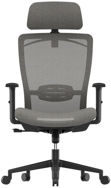 FlexiSpot 사무용의자 OC3 더블메쉬 하중136KG 튼튼한컴퓨터의자 편안함 메쉬의자 A/S 3년, 그레이(메쉬좌면)