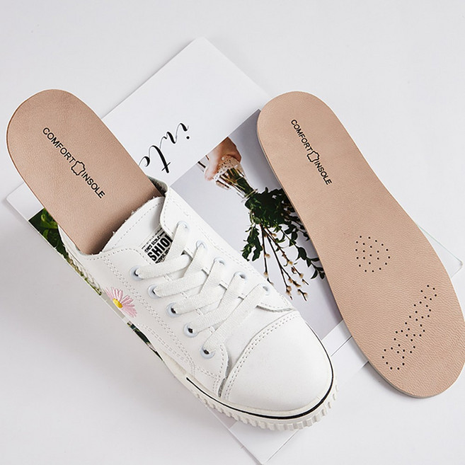 리빙쉘 탄소 나노 양가죽 탈취 발냄새제거 흡습 실리콘 깔창