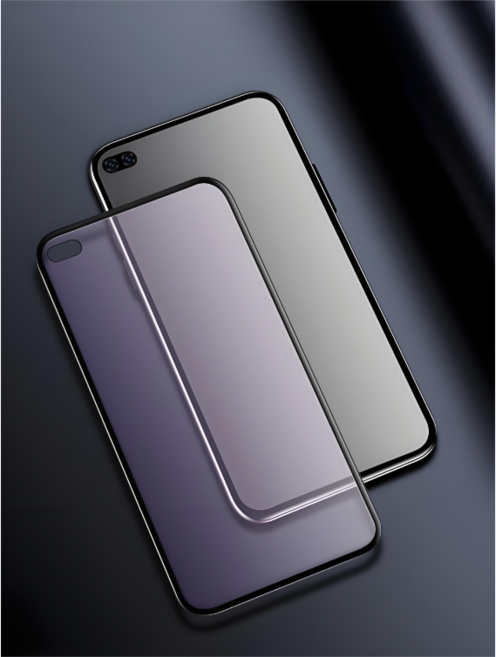 연화삼월 사생활보호필름 안묻고 안보이고 매트 사생활보호 지문방지필름 터치강화 9H 강화유리 액정보호필름 아이폰 삼성 갤럭시 시리즈 2매 세트, 1세트, 아이폰 16 프로 좌우간보호필름