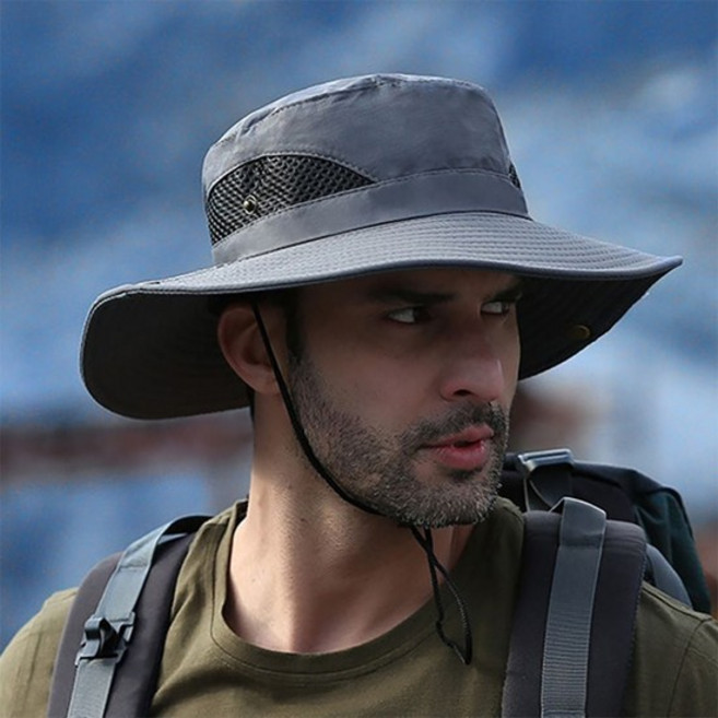 등산 캠핑 낚시 햇빛 차단 남자 메쉬 사파리 모자 벙거지 자외선 여자 여성 여름 창모자