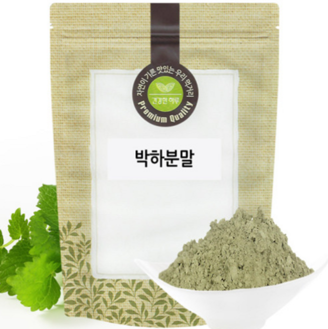 박하 분말 가루 박하잎 박하차 박하잎차가루 300g 국산 국내산, 1개