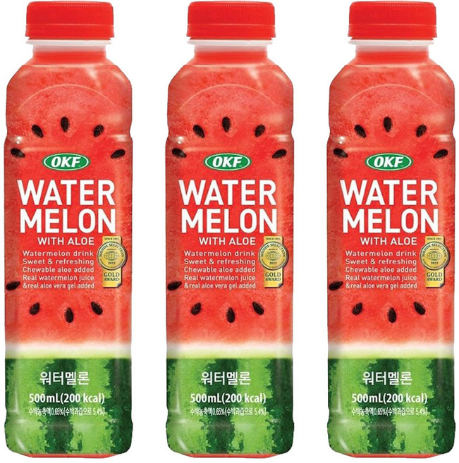 오케이에프 워터멜론, 500ml, 36개