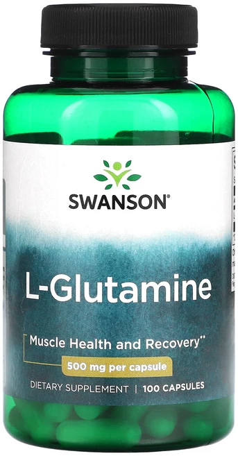 Swanson l-글루타민 500mg 캡슐 100정, 1개 - 쿠팡