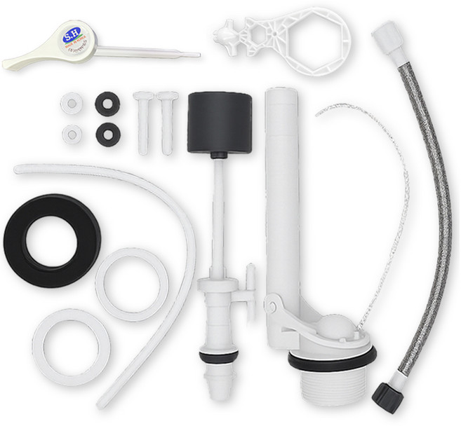 [더블러섬] 무소음 양변기 부속품_전면내림+조립공구세트