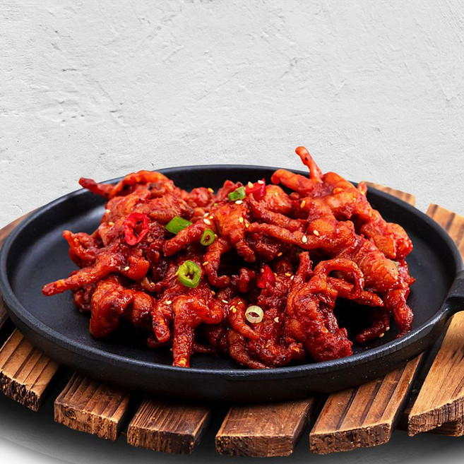 직화구이 무뼈 닭발, 8개, 150g