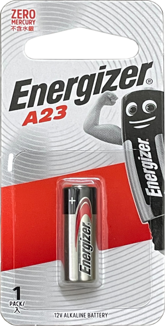 Energizer 勁量 A23 12V 鹼性電池, 1, 1個