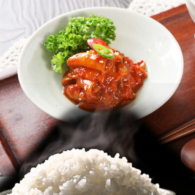 밥위에 바다향 국내산 멍게젓 (김치속 젓갈 밥반찬), 1개, 250g