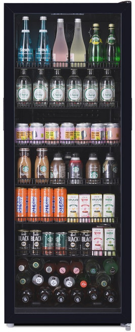 하이얼 다용도 쇼케이스 냉장고 방문설치, HSC248-MHB(BK)