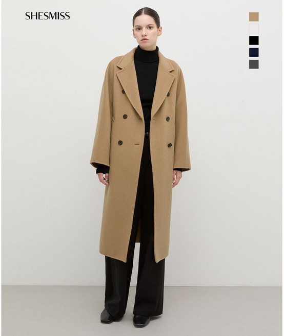 쉬즈미스 더블 브레스트 코트 SWHCTP42100