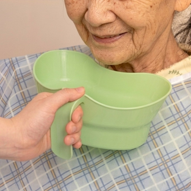 라이브장터 노인 병원 양원 침대 옆 가글컵 바구니 1p 초등병원준비물, 단품