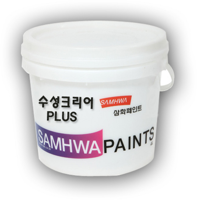 삼화페인트 벽면용 수성바니쉬 수성크리어 PLUS, 4L, 1개, 투명반광