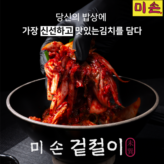 1인겉절이 밥도둑반찬 당일제작 수제겉절이 마늘이 많이들어간 겉절이, 1개, 250g