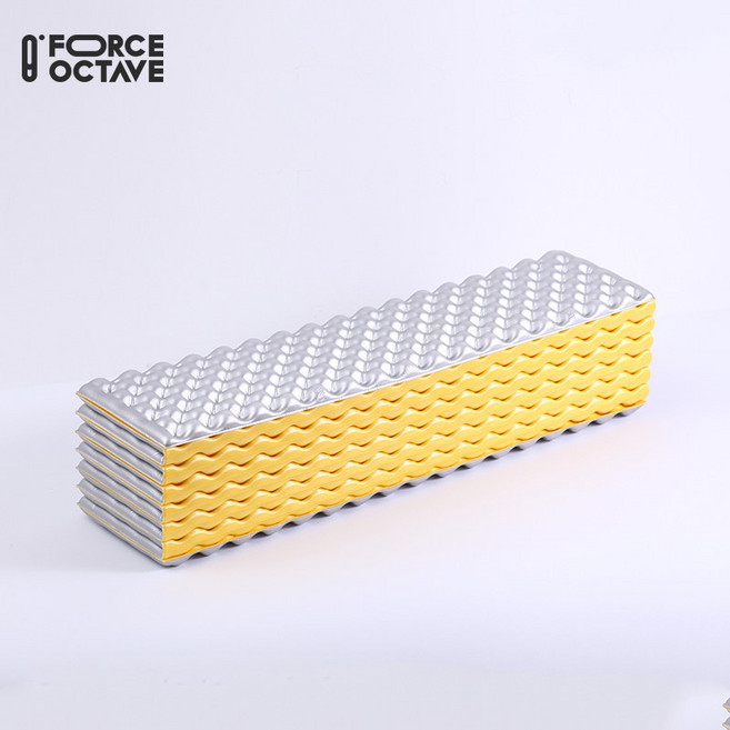 포스타브 백패킹 발포 14단 매트, 옐로우