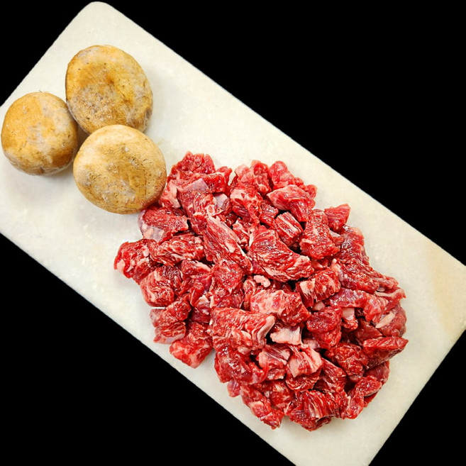 정품 한우 ++ 등급 국거리 300g / 자주 먹는 국거리도 투쁠로 설도 우둔 양지, 1개