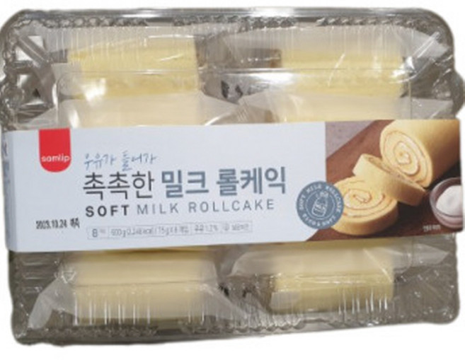 삼립 촉촉한 밀크롤케익, 75g, 32개