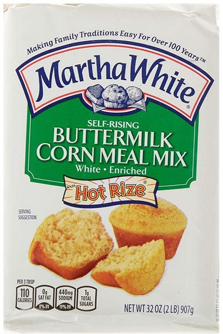 Martha White Self-Rising 버터밀크 화이트 콘 밀 믹스 946.4ml(32온스)131122