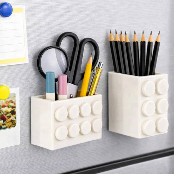 굿띵어스 강한자력 자석 수납함, 1세트, 화이트