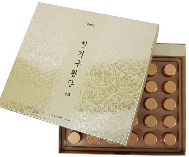 고려한백 천기구황단 오가피환 침향, 1개, 3.75g