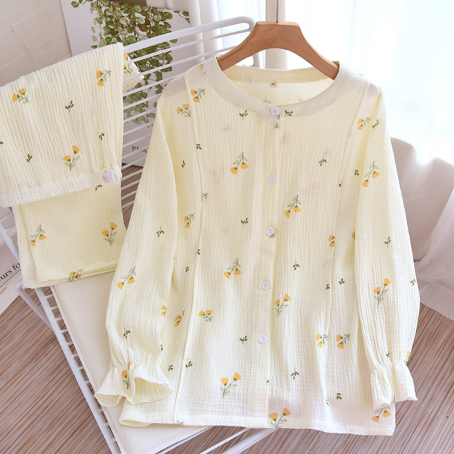 루블리 임산부 수유 잠옷 순면 (허리사이즈조절가능)