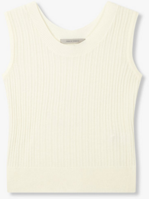 매장정품 VOV 보브 슬리브리스 골지 니트 풀오버7195250102 1360651