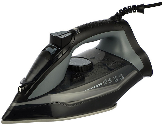 跨境美規110V手持電熨斗 掛燙機電熨斗小型蒸汽熨斗家用熨燙機, 黑色:美規110V