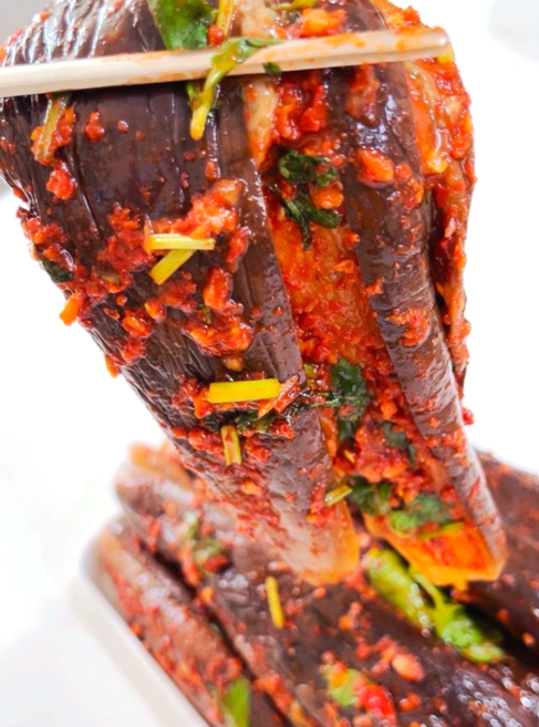 [화봉이네-연변반찬] 가지김치 400g, 1개