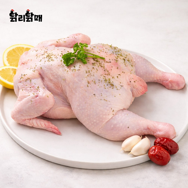 국내산 신선 손질 염지닭 냉장 생닭, 육계 12호, 오븐염지, 마12오븐구이(19각)