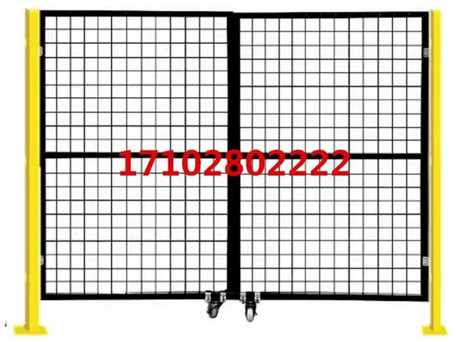 메쉬휀스문 휀스 펜스 철망 대형 야외 메쉬 철제 안전문 창고, 양문 일반형 사각 구멍 1.5m 높이x4.0m 너비 맞